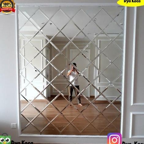 Cermin Bevel / Cermin Dekorasi Bevel / Cermin Dinding Bevel