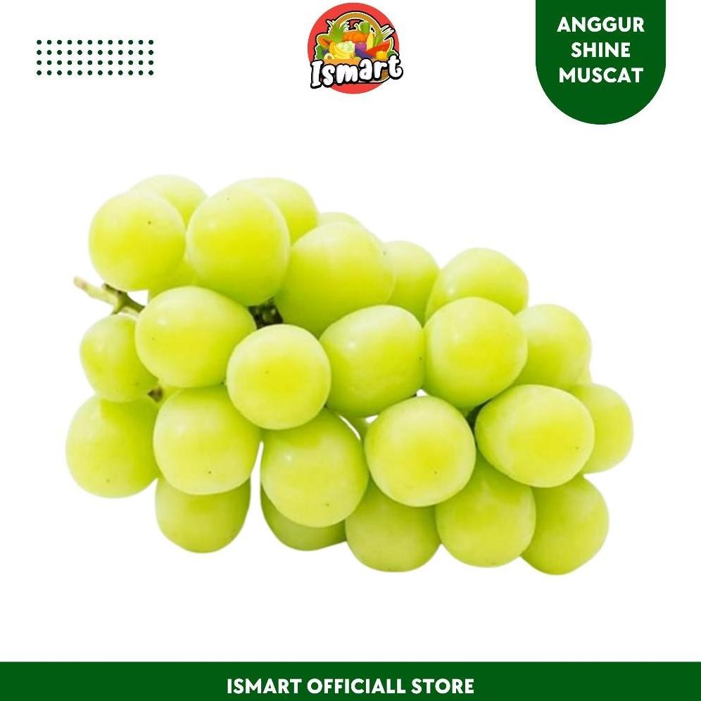 

ISMART | Anggur Hijau Shine Muscat Best Quality - Khusus Pengiriman Untuk JABODETABEK aSt