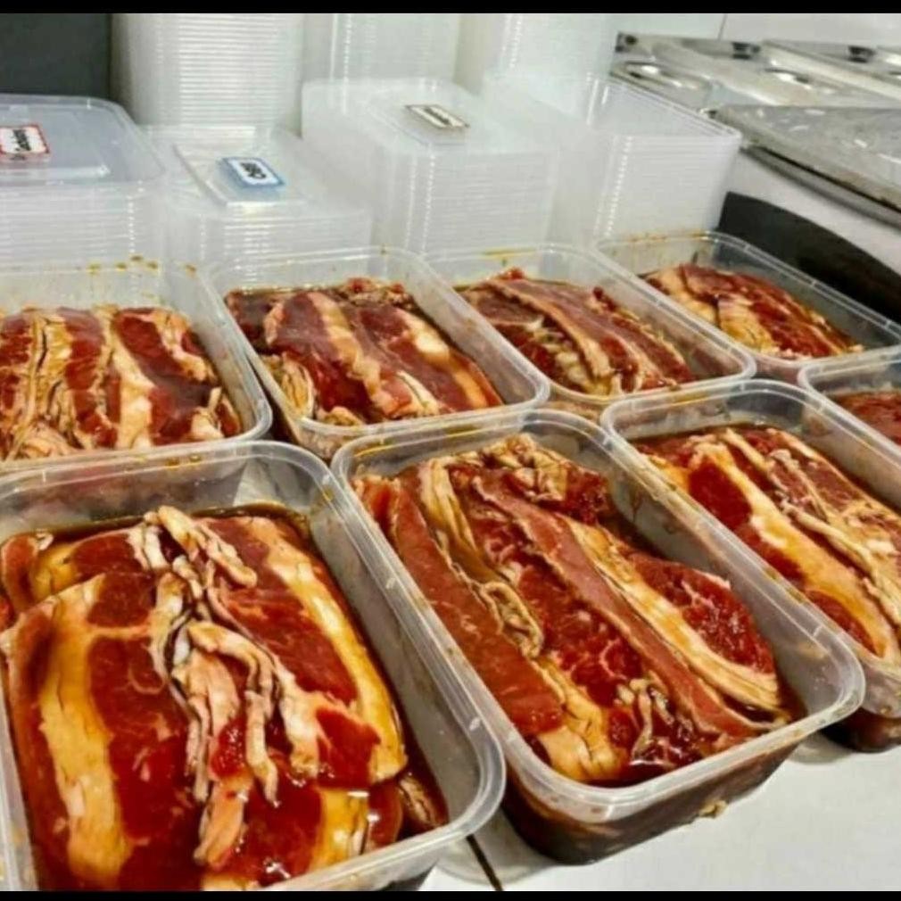 

Beef Slice Marinasi 250 gram / Beef Slice Marinasi Low Fat 250 gram / Daging Marinasi Barbeque / Beef Marinasi Teriyaki / Beef Marinasi Blackpaper aSt