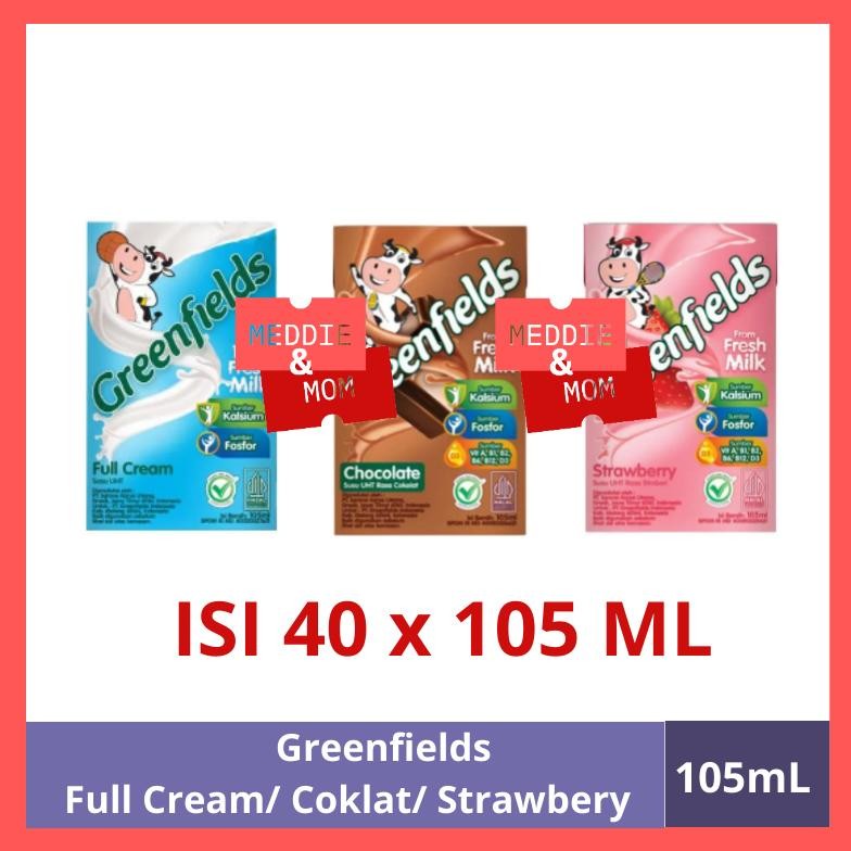 

SUSU GREENFIELDS UHT 105 ML X 40 PCS ALL VARIAN BISA MIXED aSt