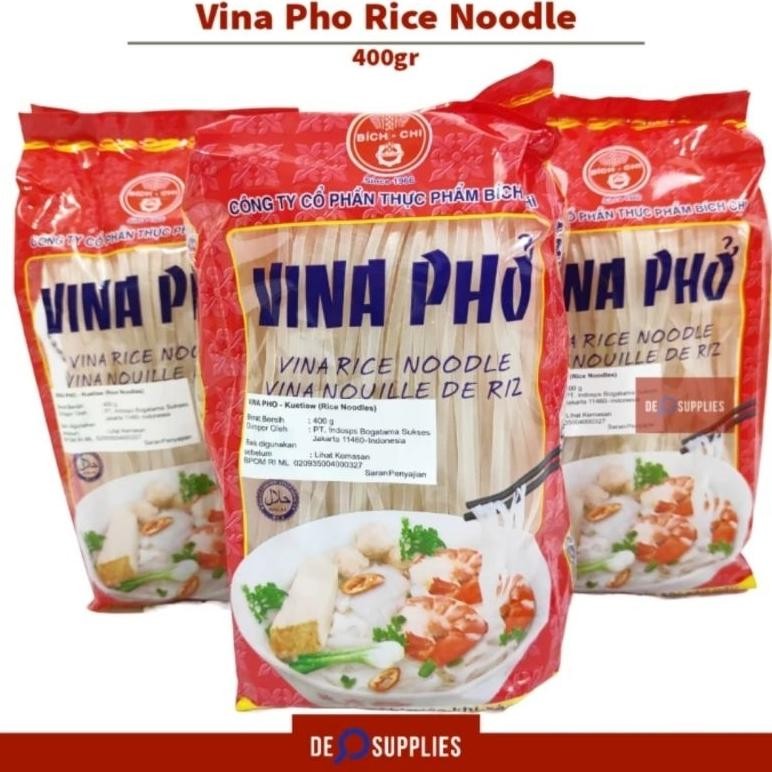 

Vina Pho Rice Noodle 400gr - Kwetiau Tipis Vietnam Pho Soup Vietnamese aSt