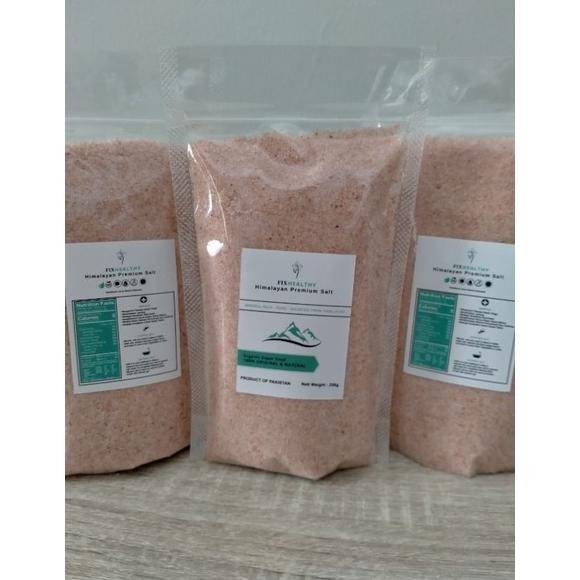 

(Asli)Garam Himalaya Fixhealthy 250gr Himalayan Pink Salt Pure Super Fine Original Premium Organic aSt