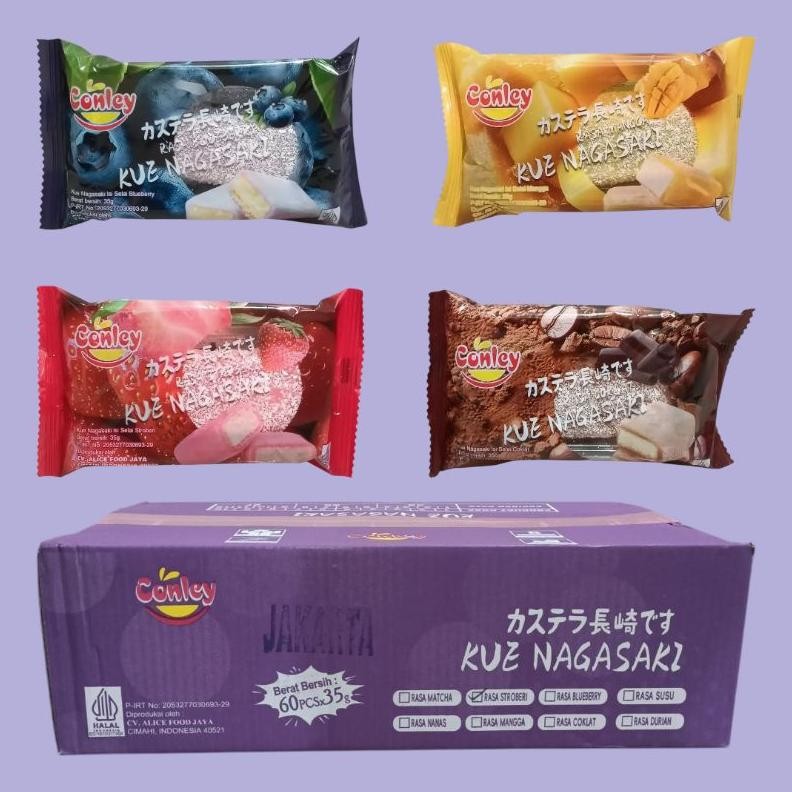 

Conley Mochi Bolu Stroberi, Mangga, Blueberry dan Coklat 39gr (12 Pcs) aSt
