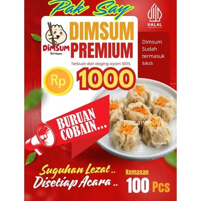 

BIG PROMO - 100Pcs DIMSUM AYAM PREMIUM | Halal | Enak aSt