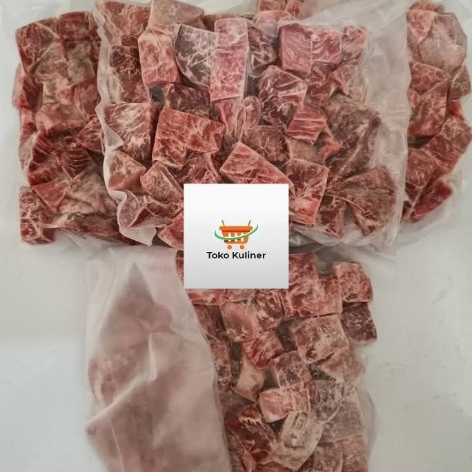 

Saikoro Ekonomis Grade B Daging Meltique 1kg aSt