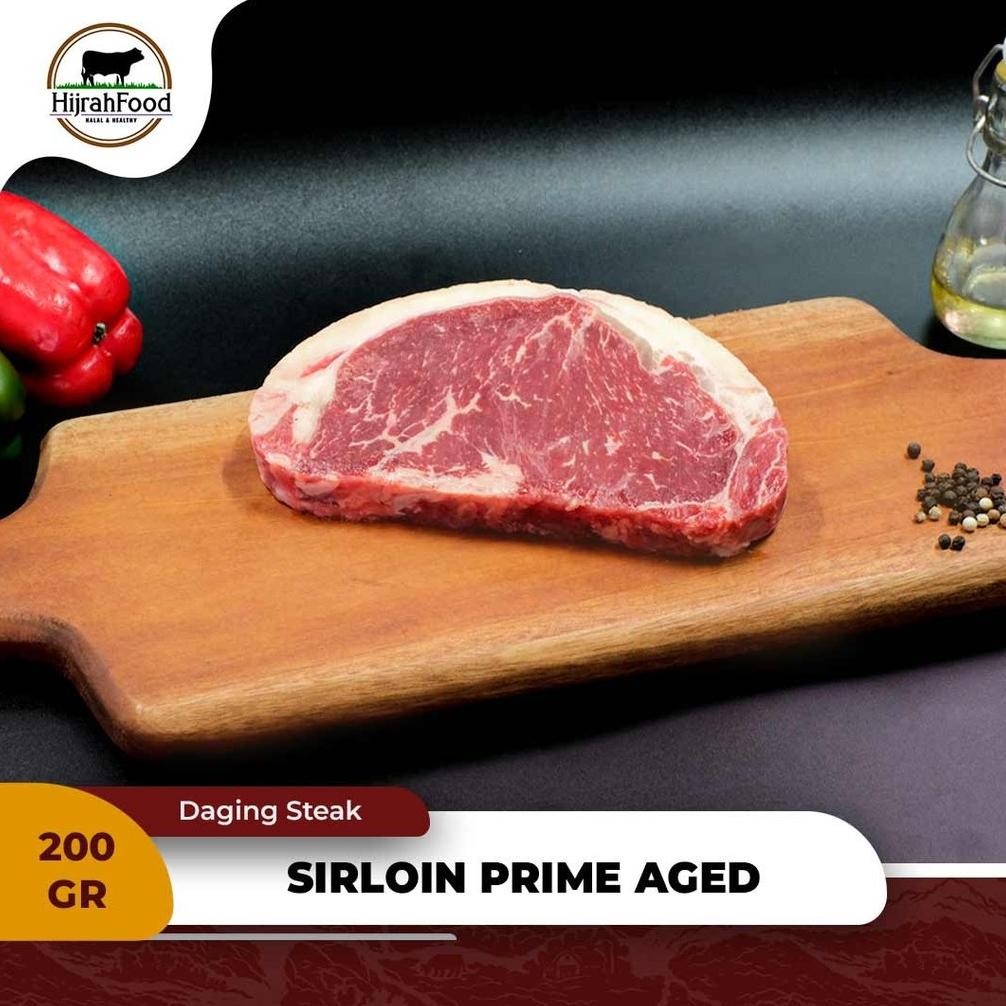 

Sirloin AUS Beef Steak Prime Aged Daging Steik Prime Cut aSt
