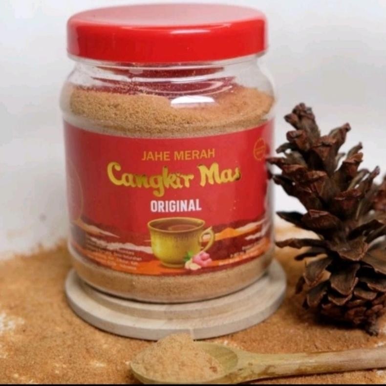 

Jahe Merah Cangkir Mas original 330gr Temulawak herbal alami serbuk jahe merah untuk kesehatan stamina dan gejala masuk angin dan kesehatan lambung aSt