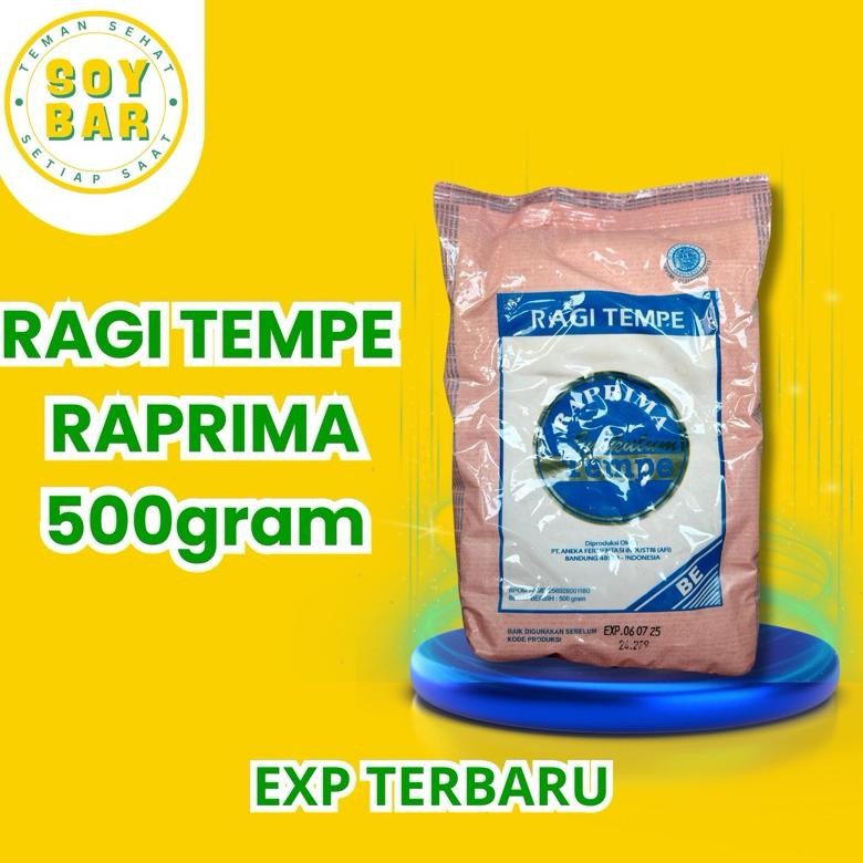 

Soybar Ragi Tempe Raprima 500 Gram | Exp Desember 2025 aSt