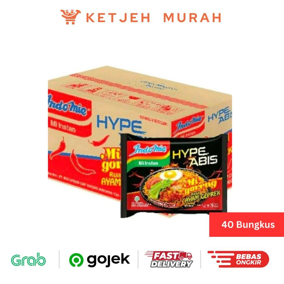

Indomie Hype Abis Mi Goreng Rasa Ayam Geprek 1 Dus Isi 40 Bungkus aSt