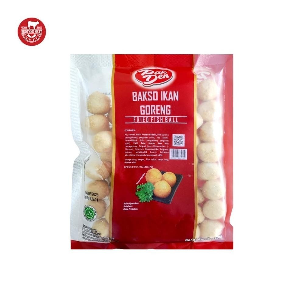

PakDen Bakso Ikan Goreng, Fried Fish Ball 500gr - Brothermeatshop aSt