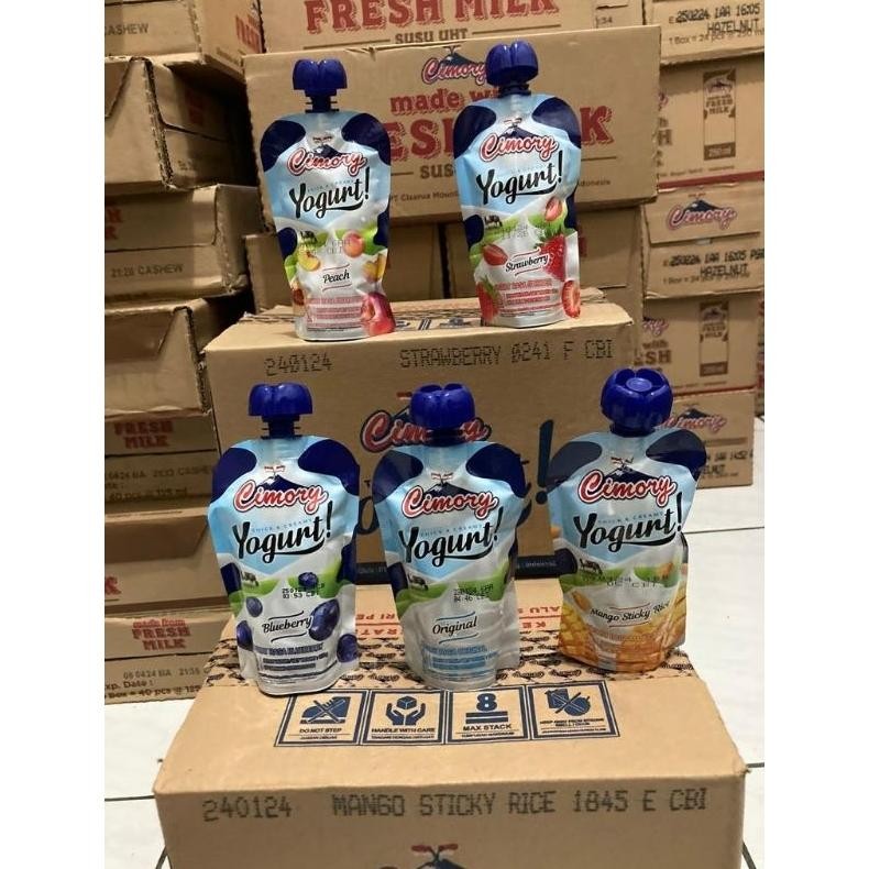 

1 Dus Cimory Yogurt Squeeze Varian Lengkap 120 gram ( 1 Karton isi 24 Pc) Semua Ekspedisi aSt