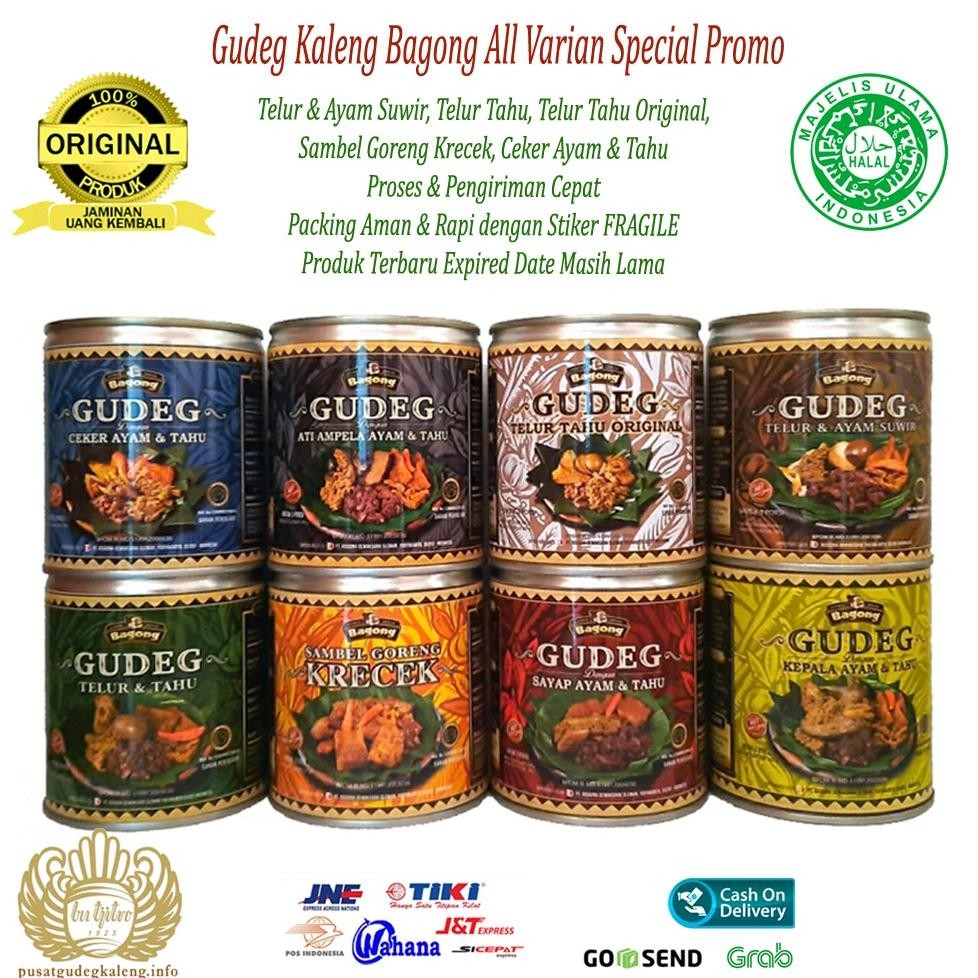 

Gudeg Kaleng Bagong Khas Jogja All Varian Special Promo - 300Gram aSt
