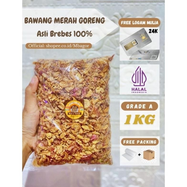 

Bawang Goreng 1 Kg Brebes Tanpa Campuran Renyah Kriuk aSt