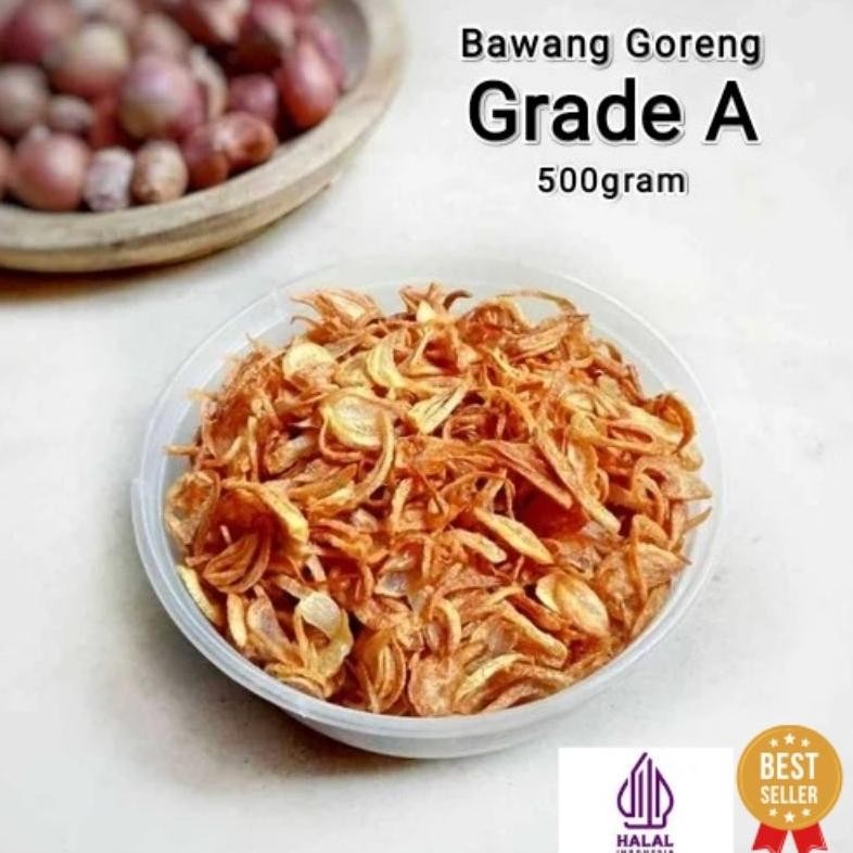 

Bawang Goreng Brebes Super Grade A Murni 500gram aSt