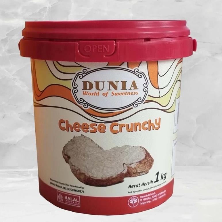 

Dunia Crunchy Cheese Spread 1KG - Selai Rasa Keju aSt