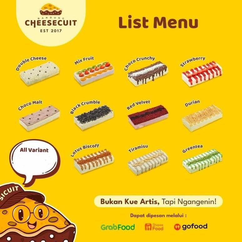 

CHEESECUIT BANDUNG - READY JAKARTA 30 Juni 2025 aSt