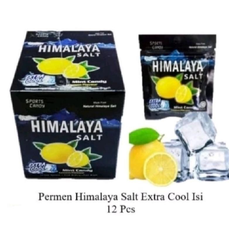 

Permen Himalaya Salt 1Box Isi 12 Sachet Mint Candy Rasa Lemon aSt