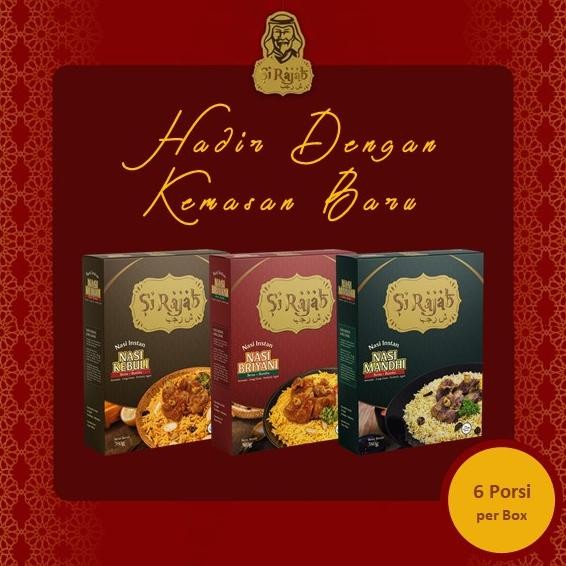 

Nasi Instan Si Rajab 350 gram | Nasi Kebuli | Nasi Briyani | Nasi Mandhi | Beras Basmati + Bumbu aSt