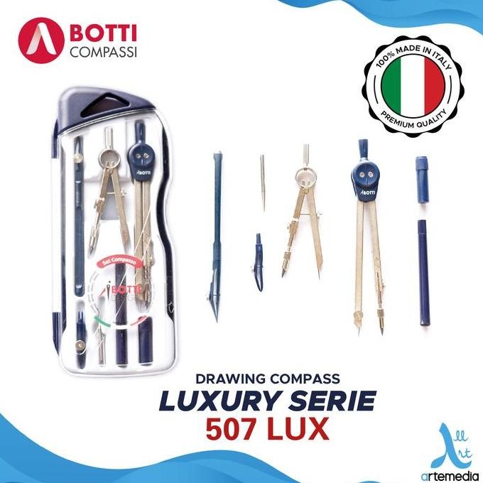 

BEBAS ONGKIR - Botti Design Compass Luxury 507 Series Set Jangka Presisi & Stabil