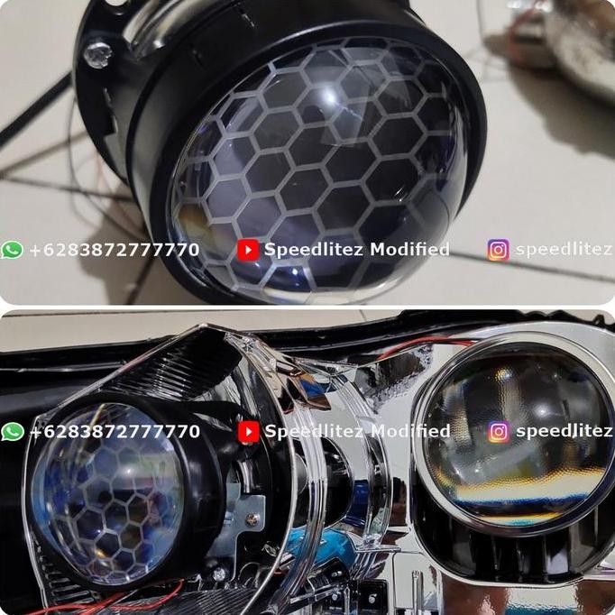 Promo Projector Led - Projector Bi Led / Wst Honeycomb Version Led Projector