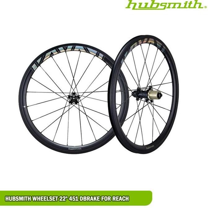 TERMURAH - HUBSMITH Wheelset 22" 451 DBrake For Reach Fnhon