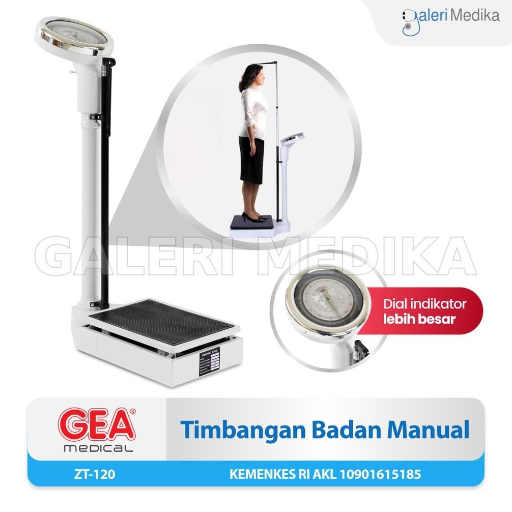 Timbangan Berat Badan + Pengukur Tinggi / Panjang Badan GEA ZT-120 / ZT 120 / ZT120