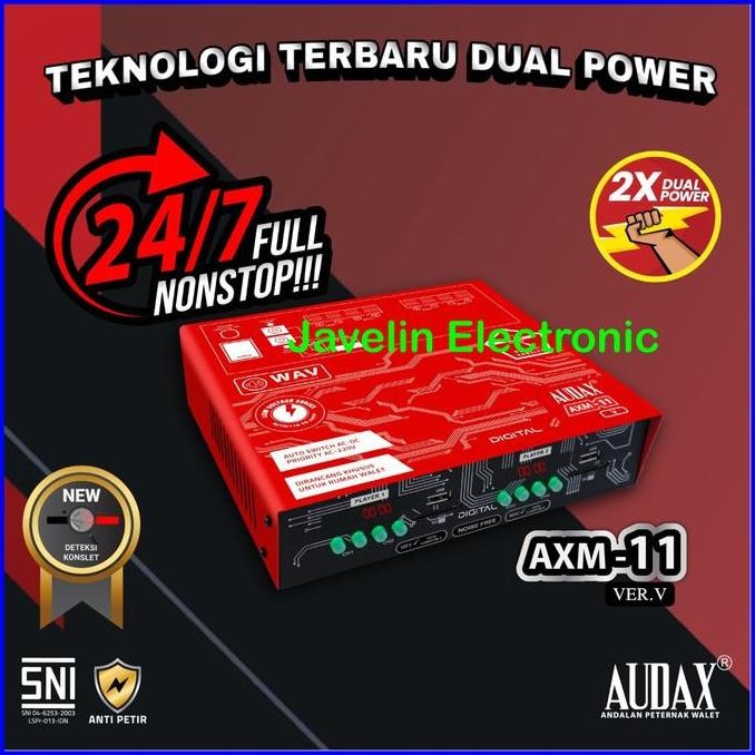 Ampli Audax Axm 11 Amplifier Walet 2 Input 4 Output Power Ax Axm11
