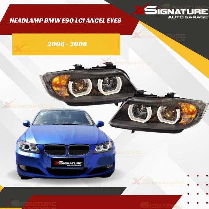 Grosir Headlamp Bmw E90 Lci Angel Eyes 2006 - 2008