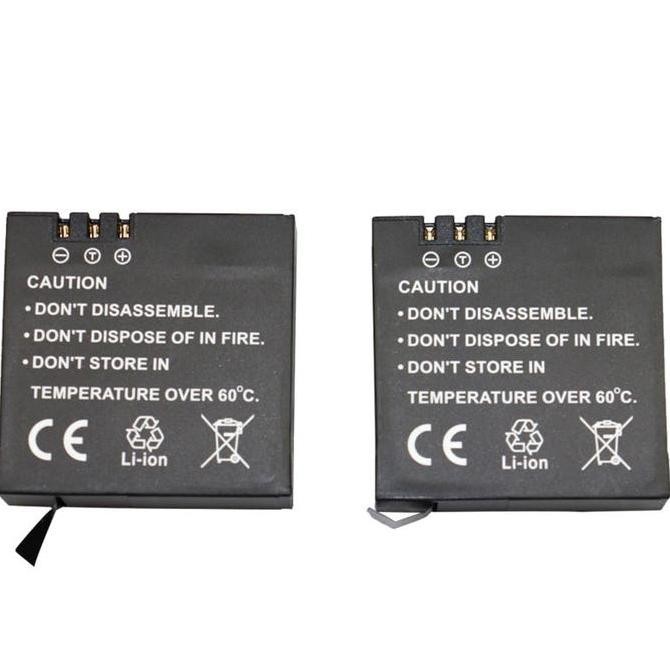 Battery / Baterai For Xiaomi Yi 2 4K / Yi Lite 4K / Yi 4K Plus 1400 Mah Capacity