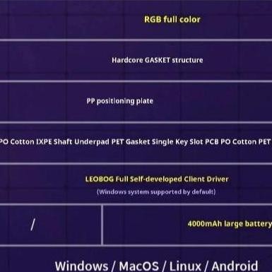 Promo Mechanical Keyboard Leobog Hi75C Alumunium