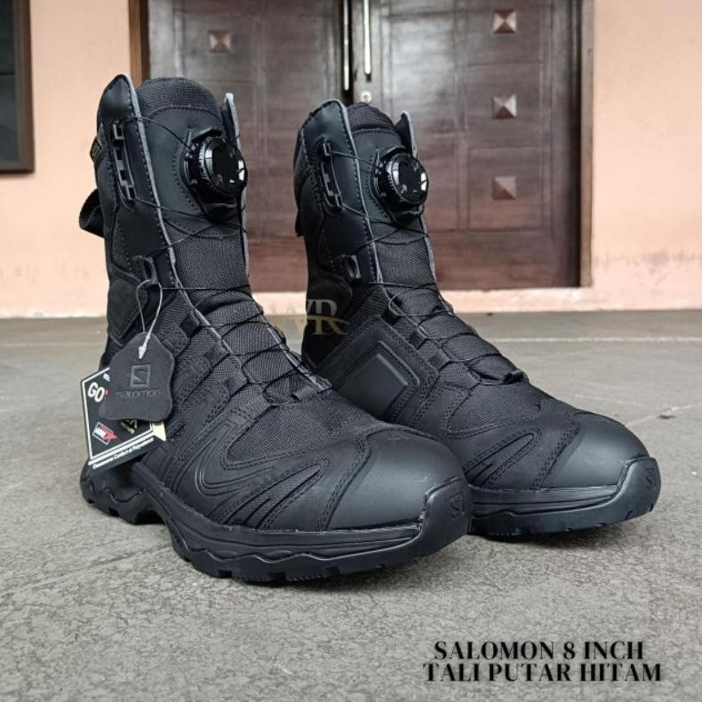 SEPATU PDL  SALOMON  Tali Putar Hitam Salomon 8 INC