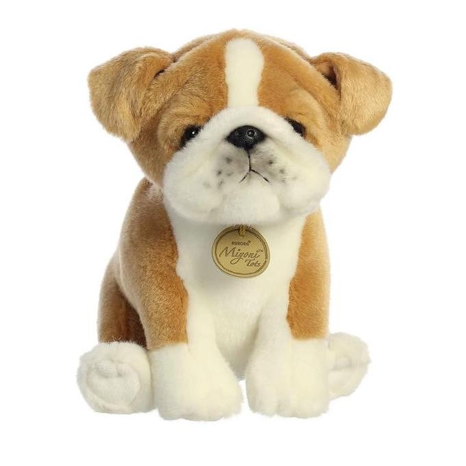 Boneka Hewan Anjing Bulldog Lucu (Cute Bulldog stuffed Animal)