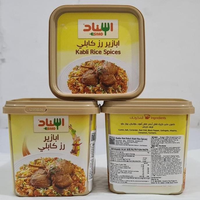 

DISKON! BUMBU NASI KEBULI ARAB ESNAD KABLI 200GR HALAL NON MSG