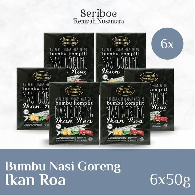 

DISKON! REMPAH NUSANTARA BUMBU NASI GORENG ROA 50GR (6PCS)