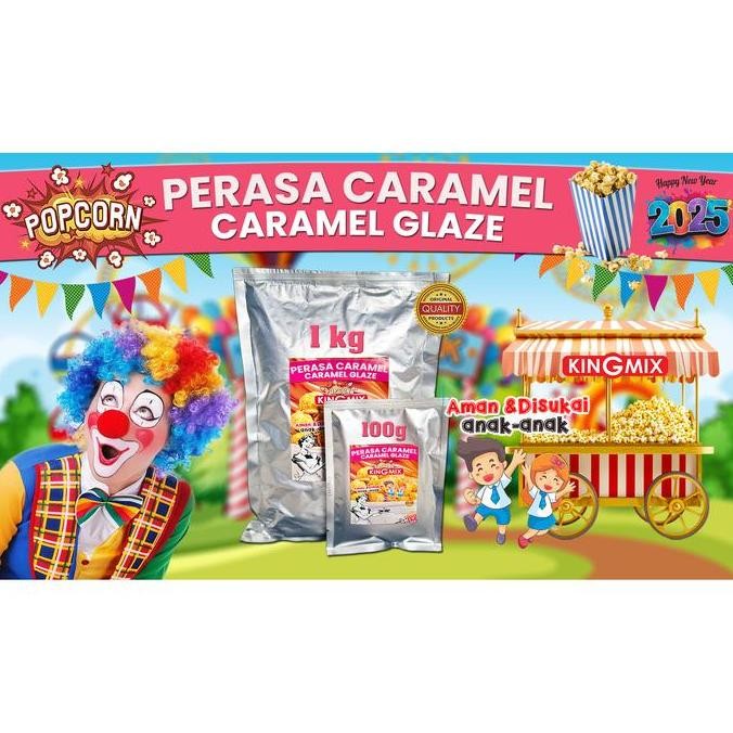 

DISKON! BUMBU TABUR RASA CARAMEL POPCORN BRONDONG KINGMIX 1KG
