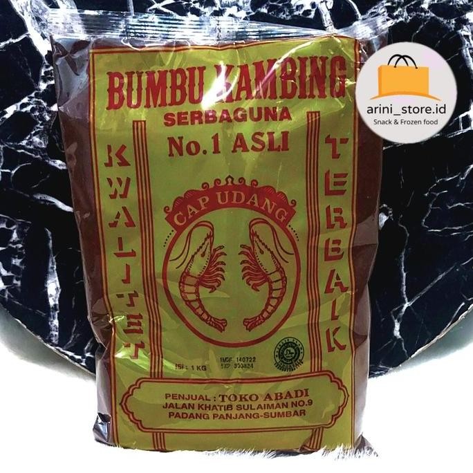 

DISKON! BUMBU KAMBING CAP UDANG ASLI PADANG 1KG - BUMBU GULAI KAMBING PADANG OTENTIK