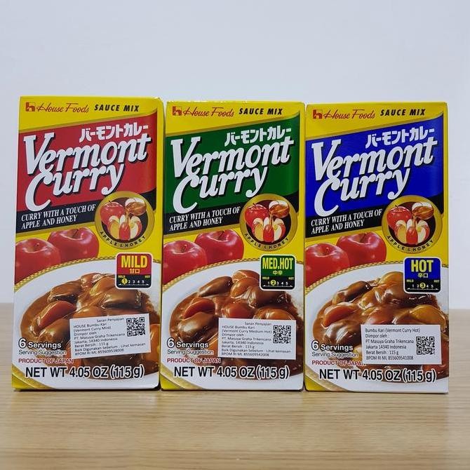 

DISKON! VERMONT CURRY BUMBU KARI JEPANG 115GR - KARI INSTAN JEPANG