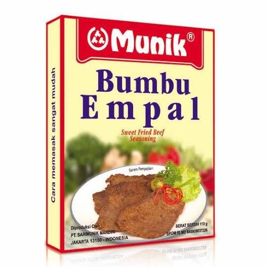 

DISKON! MUNIK BUMBU EMPAL 110GR BUMBU DAGING TRADISIONAL