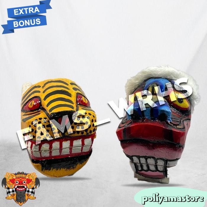 Barongan Kepruk Kucingan Kepala Barongan Jaranan Barongan Kayu (Bisa Cod) Jaranan