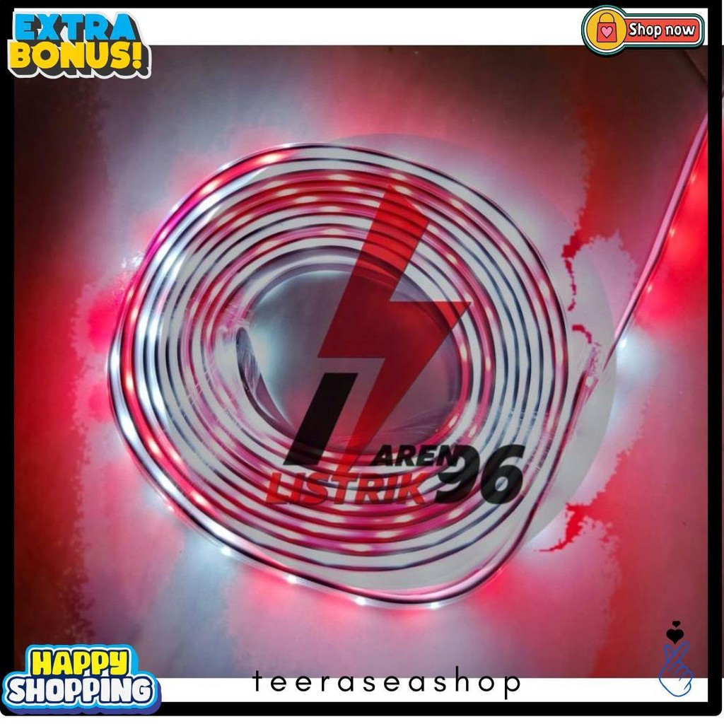 Lampu Agustusan / Lampu Led Strip Merah Putih 10Y / Lampu Selang Merah Putih / Warna Warni Rgb Disko