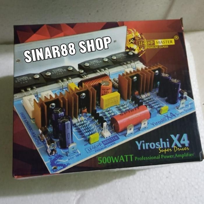 KIT POWER YIROSHI X4+TR SANKEN ORIGINAL ASLI AMPLIFIER X 4