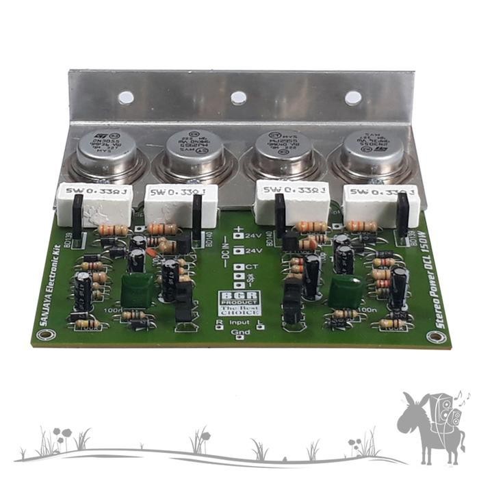 KIT DRIVER SUPER OCL 150 WATT POWER AMPLIFIER BELL BGR ASLI
