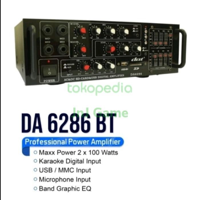 amplifier dat 6286 ampli dat DA 6286 karaoke