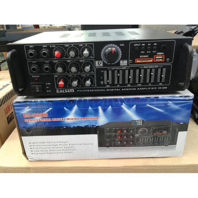 Amplifier power mixer 4 channel usb sd / FM.