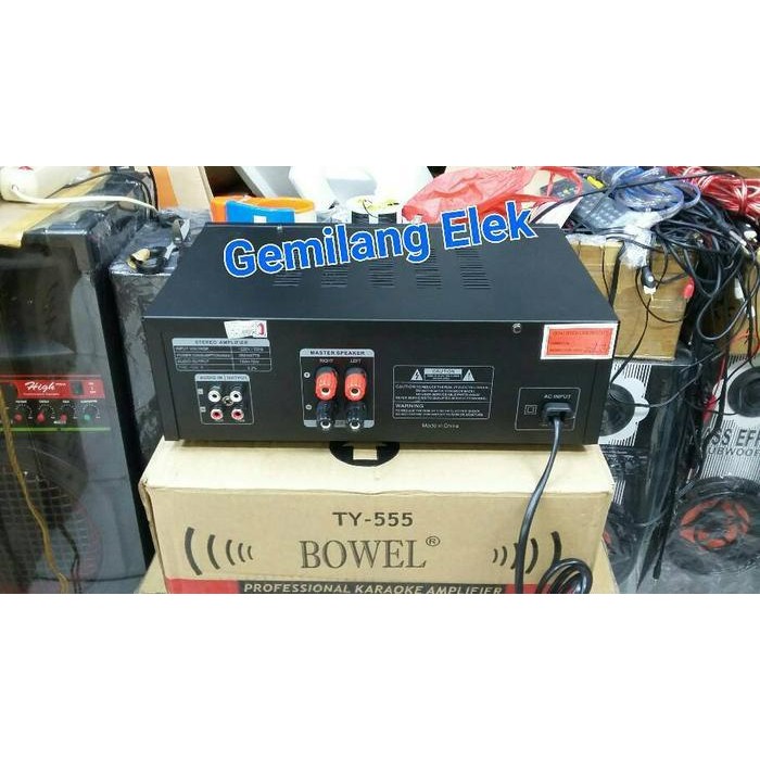 Power Amplifier karaoke BOWEL TY-555 (bluetooth,Equaliser)
