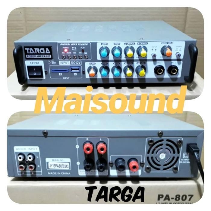 AMPLI TARGA PA 807 AMPLIFIER TARGA PA807