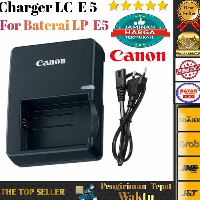 Charger Eos Canon Lc-E5 Carjer Eos 450D 500D 1000D Carger Canon New Camera