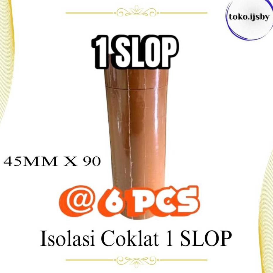 

Lakban Coklat 45Mm90 1 Slop 6Pcs Lebih