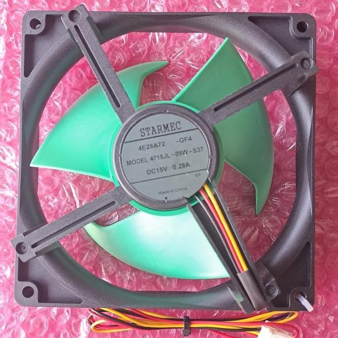 BEBAS ONGKIR - kipas kulkas DC15V merk Sharp ori 12x12