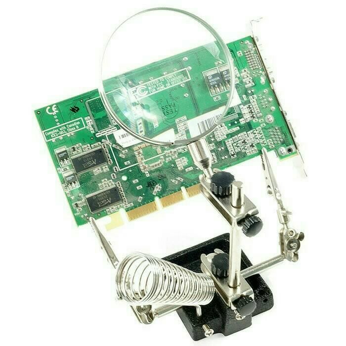 

Helping Hend Besar/Lensa Kaca Pembesar+ Duduk Kan Solder Dan Lampu Led Original Dan Terpercaya